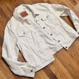 Levi's Cream Denim Jacket